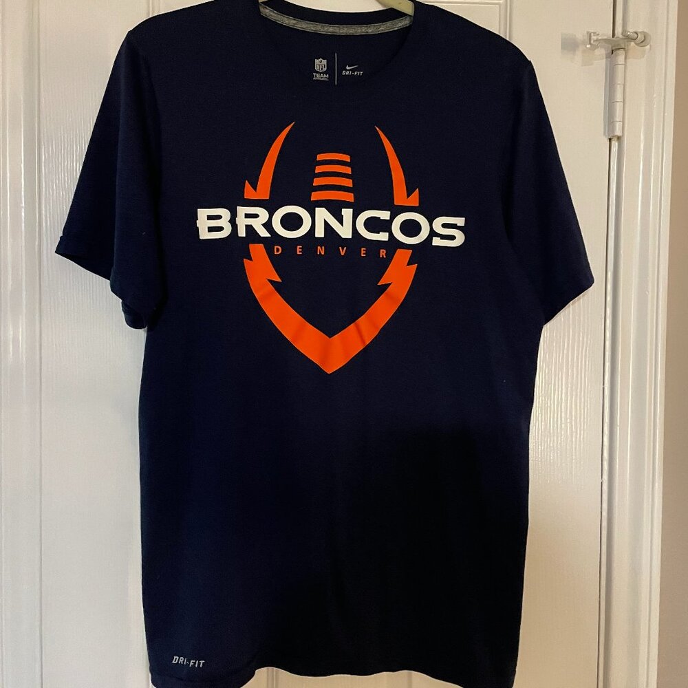 Denver Broncos NFL Men's Tee - Size S - Nike Dri-Fit